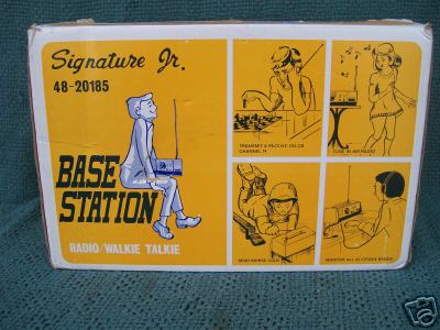 Vintage signature jr. cb base station/radio/morse code 