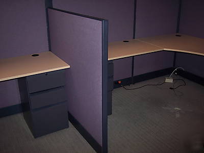 ***office cubicle station 16 cubes partner of lacasse**