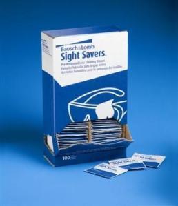 Bausch & lomb sight savers lens cleaning tissues 8574GM