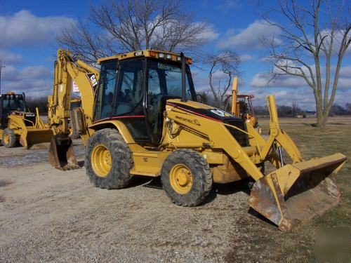 Cat 420D backhoe loader