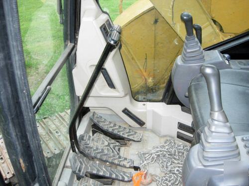 Caterpillar cat 308 ccr 2002 excavator steel tracks