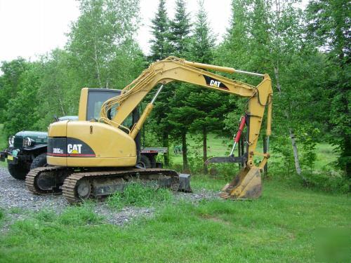 Caterpillar cat 308 ccr 2002 excavator steel tracks