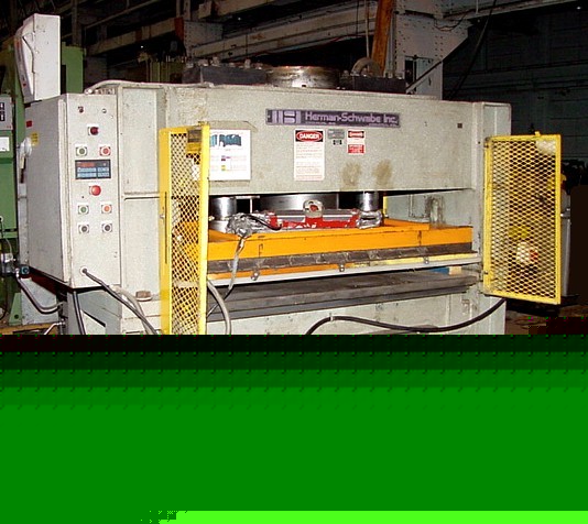 110 ton herman schwabe die cutting - clicker press