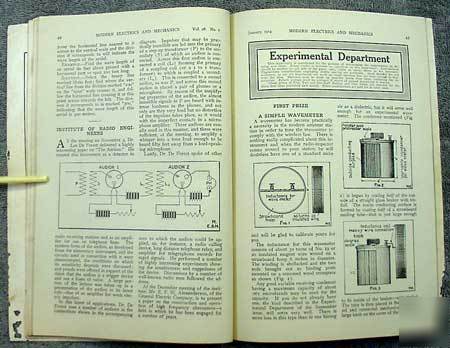 1914 modern electrics & mechanics wireless radio dam &