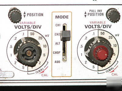 B&k 1541 40MHZ dual trace oscilloscope