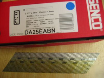 4,000 senco angled brads/nails 63MM fit airfree 41... 