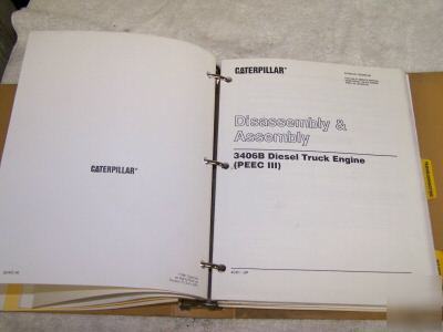 Cat engine service and repair manual 3406B peek engine