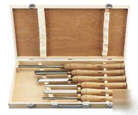 Draper ash 6 piece woodturning chisel set