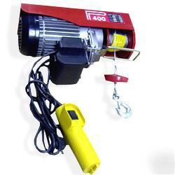 Electric motor overhead cable garage hoist crane lift