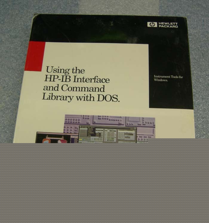 Hp manual using hp-ib interface and w/ dos
