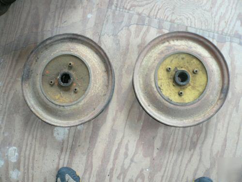 John deere l or m cast front wheels - uncracked 