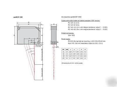 Micro-epsilon sensor laser optoncdt 1300 ild 1300-100