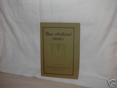 New holland engines for gas & kerosene (mint reprint)