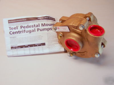 New teel 1.5HP rated bronze pedestal pump 110GPM