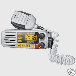 New uniden solara dsc vhf marine 2-way radio white 