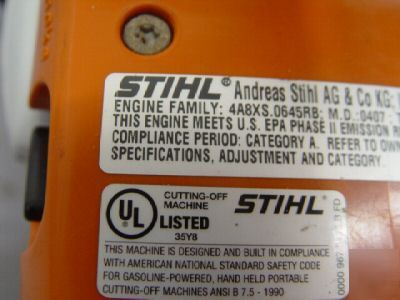 Stihl ts 400 12-14