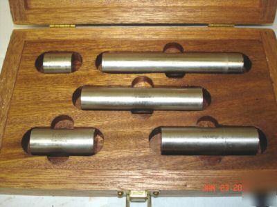 Van keuren co. round gage block 5 piece set 1