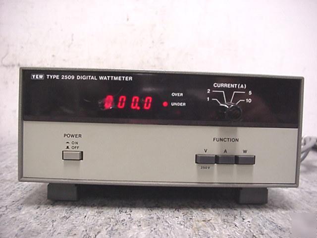 Yew type 2509 digital wattmeter *tested & working*