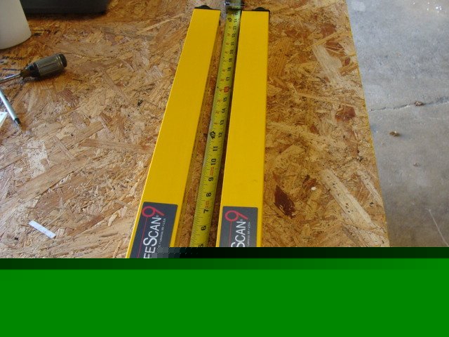 1670 scansafe SS950-2000 light curtain set transmitter/
