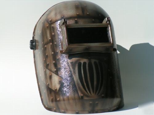 Airbrushed welding helmet antique vintage ing