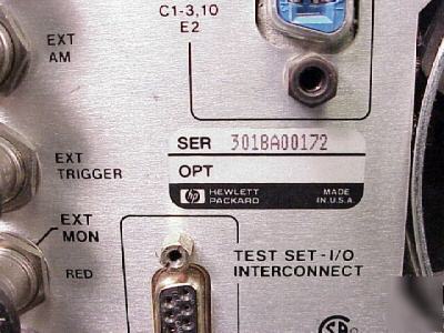 Hp agilent 8702B lightwave component analyzer 