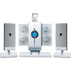 I9200-wht iluv 4 cd hi fi audio system+ipod docking 