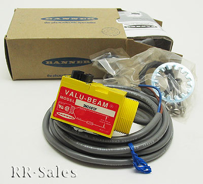 New banner SM2A912F 6' cable glass fiber optic sensor