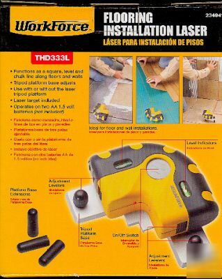 New flooring installation laser; in box; never used