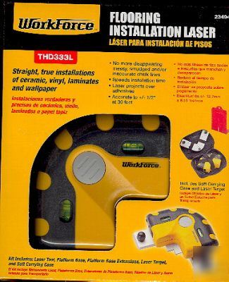 New flooring installation laser; in box; never used