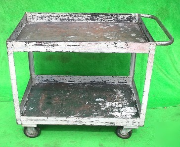 Shop utility service rolling cart shelf 35