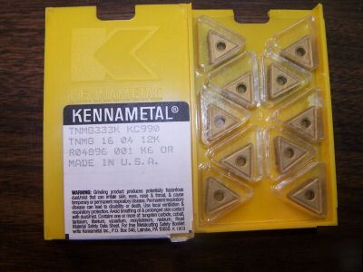 20) kennametal tnmg 333K KC990 TNMG333K carbide inserts