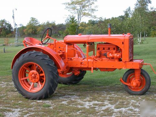 Allis chalmers wc flat top