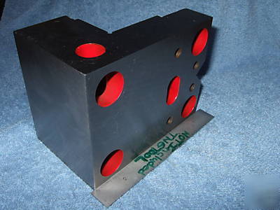 Angle plate stepped w/vee hardened usa tooolmaker wow 