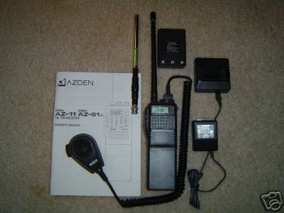 Azden az-61 handheld 6 meter transceiver