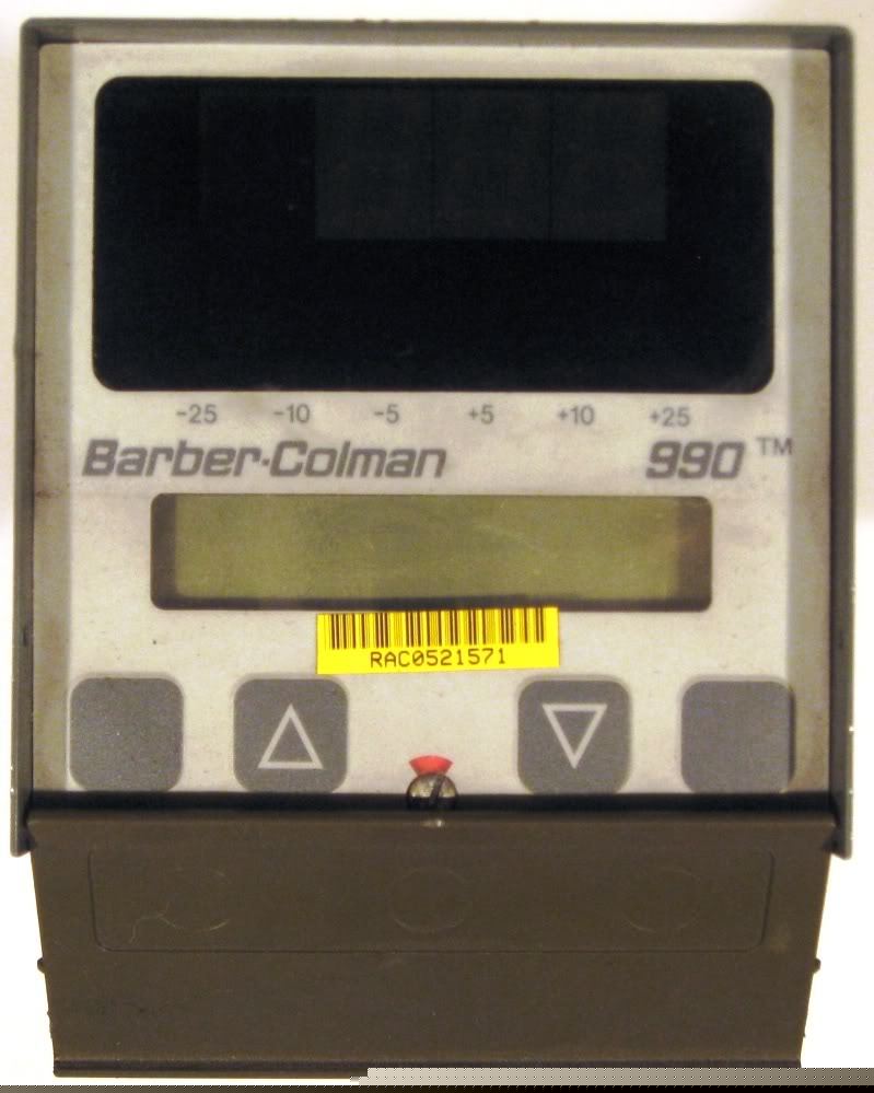Barber colman 990 temperature control unit