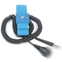 Desco adjustable wrist strap, 12-ft. ground cord 09069
