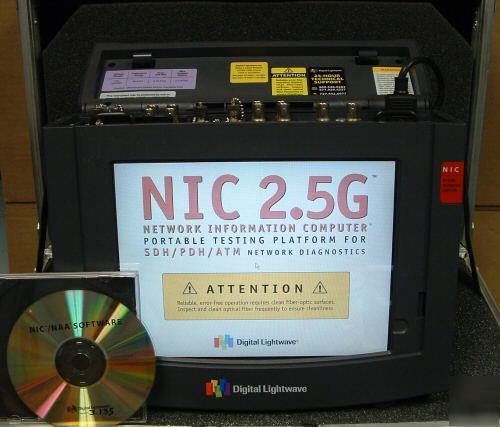 Digital lightwave nic-2.5G sonet/sdh test