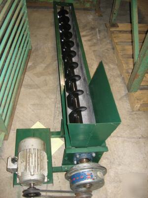 Feed screw used in pellet mill application