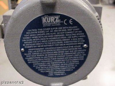 Kurz thermal mass meter with flow body