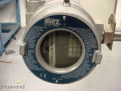 Kurz thermal mass meter with flow body