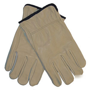Leather driving gloves -- medium