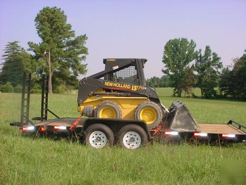 New 12K equipment utility, tractor, backhoe trailer