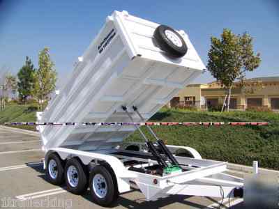 New 2010 model hydraulic dump trailer w remote 10K gvwr