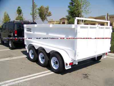 New 2010 model hydraulic dump trailer w remote 10K gvwr