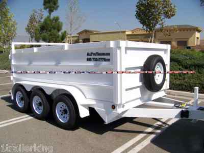 New 2010 model hydraulic dump trailer w remote 10K gvwr