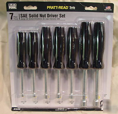 New pratt-read 7 pc. sae nut driver set 81046 usa