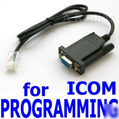 Programming cable for icom ic-F121 F521 F1721 opc-1122