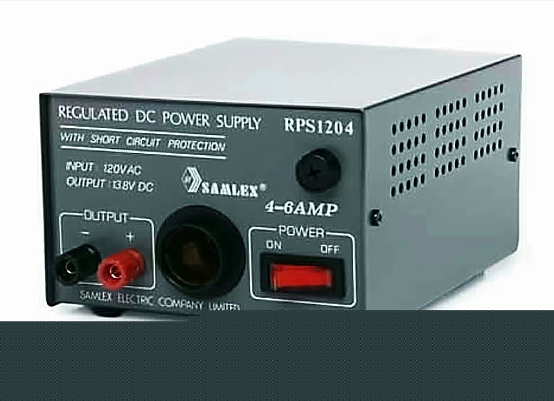 Samlex 13.8 volt 4 amp hq dc power supply w/ unileads