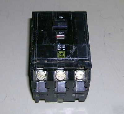 Square d qob QOB320 20 amp 3 pole circuit breaker 
