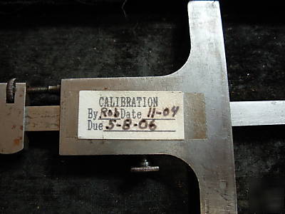 Starett no. 448 depth gauge micrometer w/ case